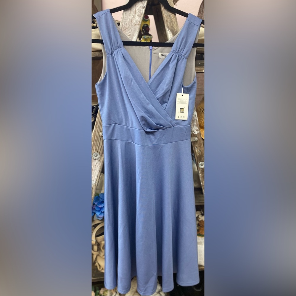 Elegant Blue Dress